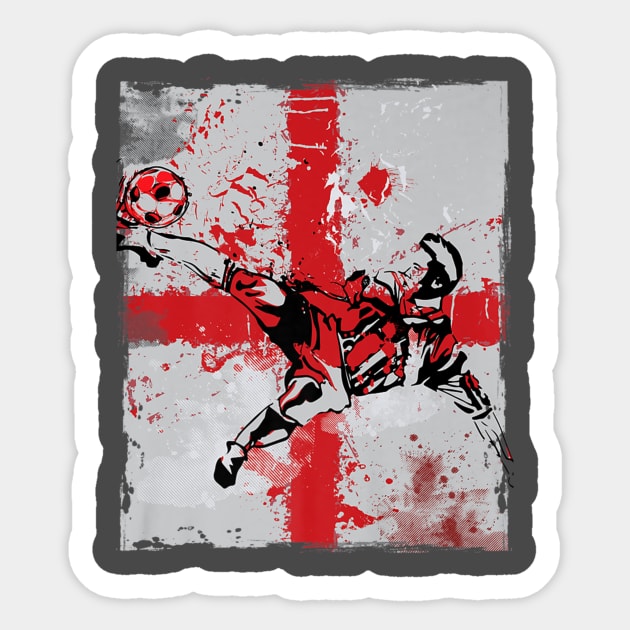 England Soccer For Uk Patriots Fan Sticker by Macy XenomorphQueen